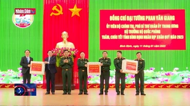 Thăm, chúc Tết tại Bình Định