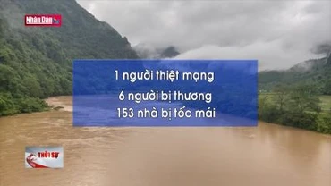 Mưa lớn gây nhiều thiệt hại tại Trung Bộ