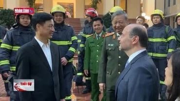 24 chiến sĩ công an sang Thổ Nhĩ Kỳ hỗ trợ cứu nạn, cứu hộ