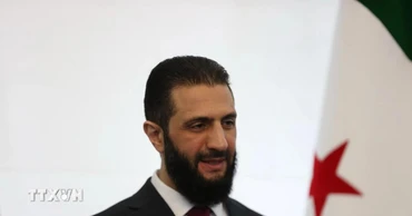 Tổng thống lâm thời Syria Ahmed al-Sharaa. (Ảnh: AA/TTXVN)