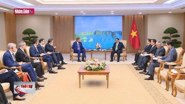 Thủ tướng tiếp Đặc phái viê của Tổng thống Hoa Kỳ về khí hậu John Kerry