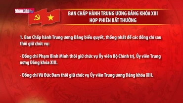 Ban Chấp hành Trung ương Đảng khóa XIII họp phiên bất thường
