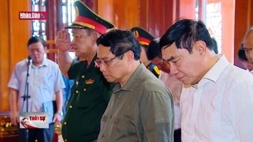 Thủ tướng dâng hương Đại tướng Võ Nguyên Giáp