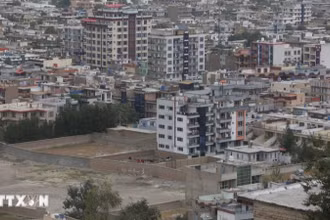 Quang cảnh thủ đô Kabul của Afghanistan. (Ảnh: THX/TTXVN)