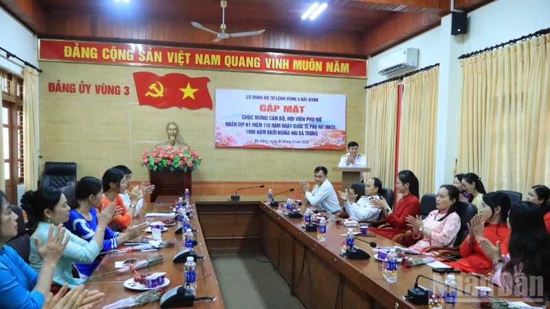 Vùng 3 Hải quân kỷ niệm 8/3, ghi nhận đóng góp của phụ nữ quân đội