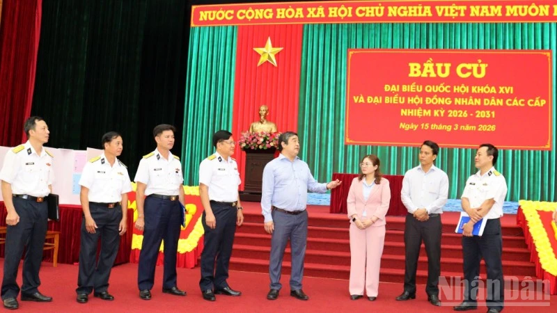 Học viện Hải quân chuẩn bị chu đáo cho bầu cử Quốc hội khóa XVI và HĐND các cấp
