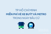 [Infographic] Thành phố Hồ Chí Minh miễn phí vé xe buýt và metro trong ngày bầu cử
