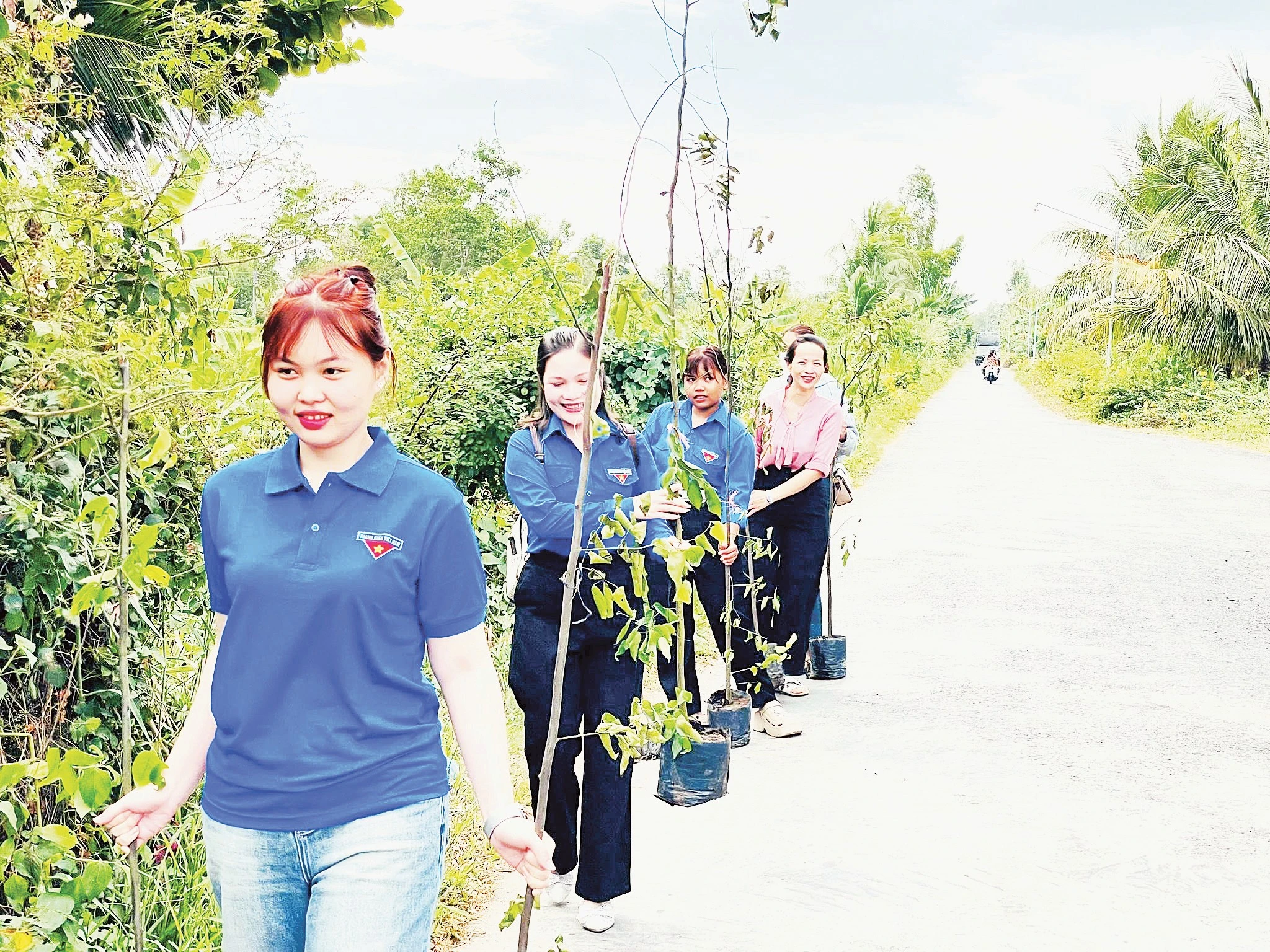 Thanh Niên Cần Thơ Hưởng Ứng Tết Trồng Cây Và Thăm Đồng Đầu Năm