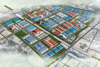 Phối cảnh Khu công nghiệp Cam Liên, huyện Lệ Thủy, tỉnh Quảng Bình