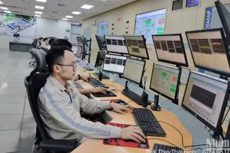 Phòng điều độ trung tâm tại Nhà máy Nhiệt điện Thái Bình 2.