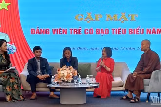 Chương trình giao lưu, tọa đàm tại Hội nghị gặp mặt đảng viên trẻ có đạo tiêu biểu tỉnh Thái Bình năm 2023.