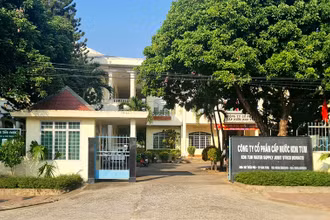 Trụ sở Công ty cổ phần cấp nước Kon Tum 