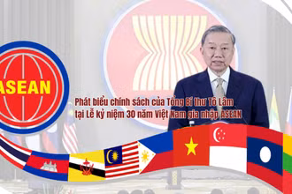 Tổng Bí thư Tô Lâm phát biểu. (Ảnh: TTXVN)