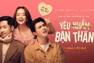 Poster phim "Yêu nhầm bạn thân". (Ảnh: Nhà sản xuất cung cấp)