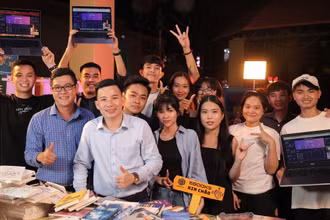 Phiên livestream thành công của Sbooks tại Đường Sách Thành phố Hồ Chí Minh. (Ảnh: Sbooks)