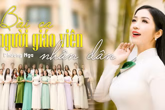 MV "Bà ca người giáo viên nhân dân" của nghệ sĩ Phương Nga. (Ảnh: Nghệ sĩ cung cấp)