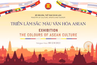 Poster của Triển lãm. (Ảnh do Bảo tàng cung cấp)