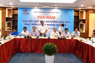 Phó Tổng Giám đốc PVN Đỗ Chí Thanh phát biểu tại tọa đàm.