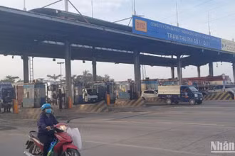 Trạm thu phí T1 trên quốc lộ 51 ngưng thu phí từ 7 giờ sáng 13/1.