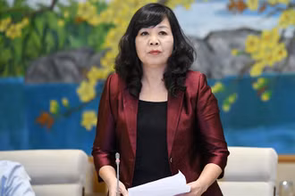 Phó Tổng Giám đốc Đài Truyền hình Việt Nam Nguyễn Thị Thu Hiền. (Ảnh: VGP)