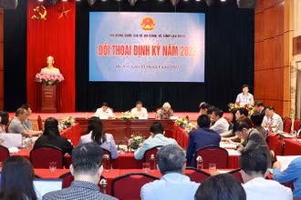 Toàn cảnh phiên đối thoại.