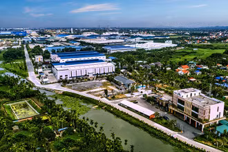 Khu công nghiệp Nam Cầu Kiền, Hải Phòng. (Ảnh: Hồng Điệp)