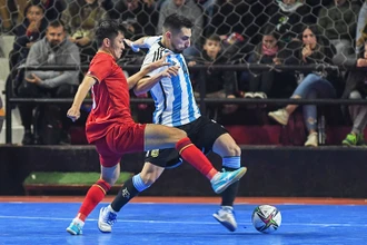 Giao hữu: Tuyển futsal Việt Nam thua Argentina 0-3