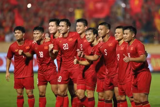 Đội tuyển Việt Nam gặp các đối thủ mạnh trong đợt FIFA Days tháng 10. (Ảnh: TTXVN)