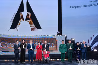 5 dự án xuất sắc giành Giải Human Act Prize. (Ảnh: THÀNH ĐẠT)