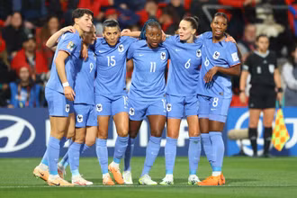 Đội tuyển nữ Pháp là cái tên cuối cùng góp mặt tại vòng tứ kết World Cup nữ 2023. (Ảnh: Reuters)