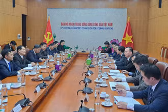 Quang cảnh buổi hội đàm.