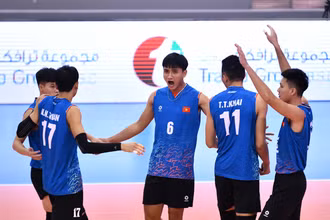 Đội tuyển Bóng chuyền nam Việt Nam để lại nhiều ấn tượng tại AVC Challenge Cup 2024.