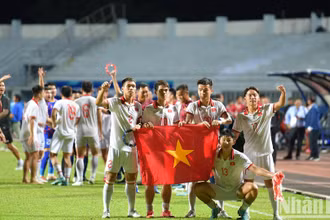 U23 Việt Nam bảo vệ thành công ngôi vô địch khi giành chiến thắng trước U23 Indonesia tại trận chung kết năm 2023. (Ảnh: NAM ĐÔNG)