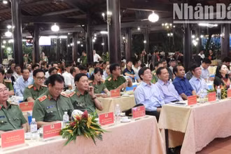 Các đại biểu dự Ngày hội Toàn dân bảo vệ an ninh Tổ quốc năm 2024 các tỉnh Tây Nguyên.