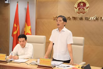 Đồng chí Trần Tuấn Anh, Ủy viên Bộ Chính trị, Trưởng Ban Kinh tế Trung ương, Trưởng Ban Chỉ đạo phát biểu chỉ đạo. (Ảnh: kinhtetrunguong.vn)