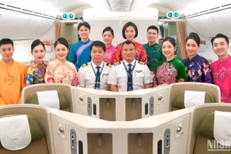 Toàn bộ phi hành đoàn (gồm Phi công và Tiếp viên) đều là những người tuổi Tỵ với mong muốn mang đến những điều tốt đẹp nhất cho hành khách trong năm mới.