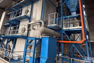 Lò hơi sinh khối lắp đặt tại nhà máy dệt nhuộm của Tập đoàn Youngone Corporation (Hàn Quốc) tại Nam Định.