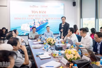 Toàn cảnh tọa đàm "Kinh tế tư nhân: Động lực vươn mình từ Nghị quyết 68" do Tạp chí Đầu tư Tài chính tổ chức.