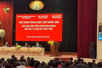Toàn cảnh Hội thảo khoa học quốc gia “Lớp học đầu tiên thời dựng Đảng - Giá trị lý luận và thực tiễn”