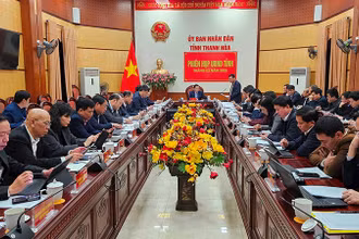 Ủy ban nhân dân tỉnh Thanh Hóa thảo luận phương án sắp xếp các cơ quan chuyên môn, đơn vị sự nghiệp công khối chính quyền tỉnh.