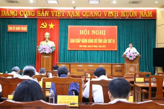 Quang cảnh buổi hội nghị.