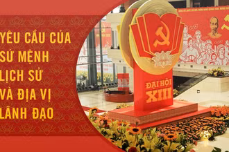 Yêu cầu của sứ mệnh lịch sử và địa vị lãnh đạo