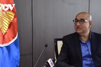 Phó Tổng Thư ký ASEAN phụ trách Cộng đồng Kinh tế Satvinder Singh. (Nguồn: VOV)