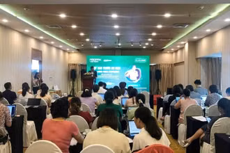 Quang cảnh buổi họp báo giới thiệu ProPak Viet Nam 2023.
