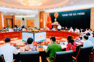 Phó Thủ tướng Chính phủ Trần Lưu Quang cùng các bộ, ngành làm việc với thành phố Hải Phòng và các tỉnh Quảng Ninh, Hải Dương.