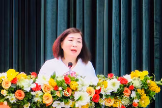 Trưởng Ban Tuyên giáo Thành ủy Hải Phòng Đào Khánh Hà phát động cuộc thi chính luận "Bảo vệ nền tảng tư tưởng của Đảng, đấu tranh, phản bác các quan điểm sai trái, thù địch" năm 2023.