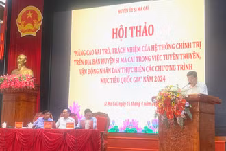 Hội thảo được tổ chức ngày 16/4 tại huyện Si Ma Cai (Lào Cai).