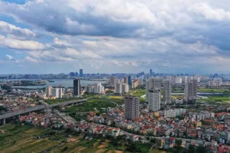  Quận Bắc Từ Liêm, Hà Nội. (Ảnh: LÊ VIỆT)