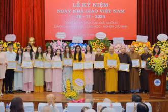 Trao tặng 15 giải thưởng cho các đề tài luận văn, đề tài khóa luận chuyên ngành Hán Nôm.