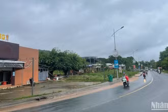 Vị trí vào khu đất ông Trần Văn Trường mua.
